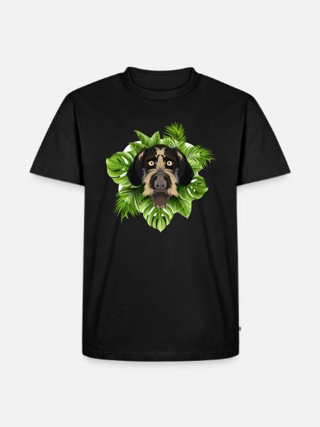 Tropical German Wirehair - Men's Premium Organic T-Shirt - black