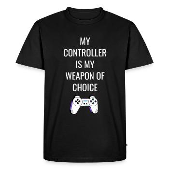 Gaming Gaming Saying Gift - Men's Premium Organic T-Shirt - black - Front - Nico (187cm)