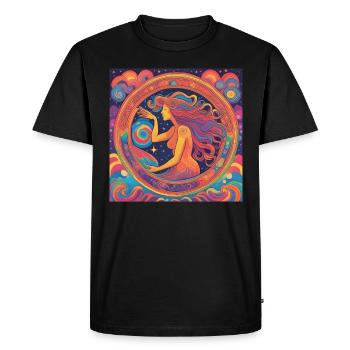 Virgo Astrology Birthday Gift Idea - Men's Premium Organic T-Shirt - black - Front - Nico (187cm)