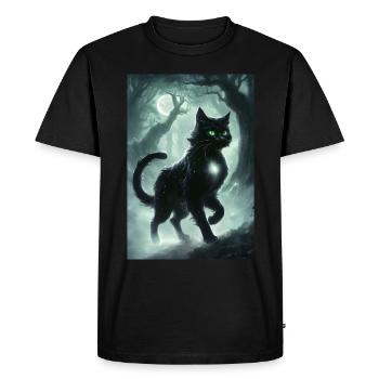 Chat Mythologie Mythe Cadeau - T-shirt Premium bio Homme - noir - Devant - Nico (187cm)