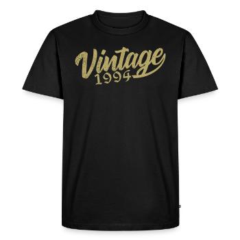 1994 Vintage 1994 Cadeau D'anniversaire 1994 Rétro - T-shirt Premium bio Homme - noir - Devant - Nico (187cm)
