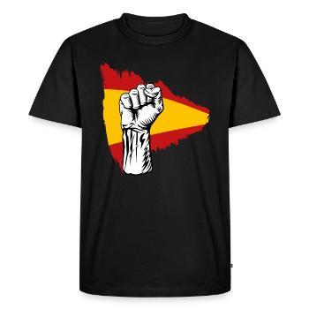 espana 1 - Men's Premium Organic T-Shirt - black - Front - Nico (187cm)