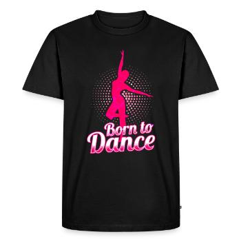 danse - T-shirt Premium bio Homme - noir - Devant - Nico (187cm)