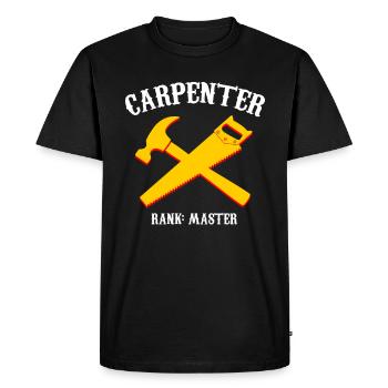 Carpenter Carpenter Carpenter - Men's Premium Organic T-Shirt - black - Front - Nico (187cm)