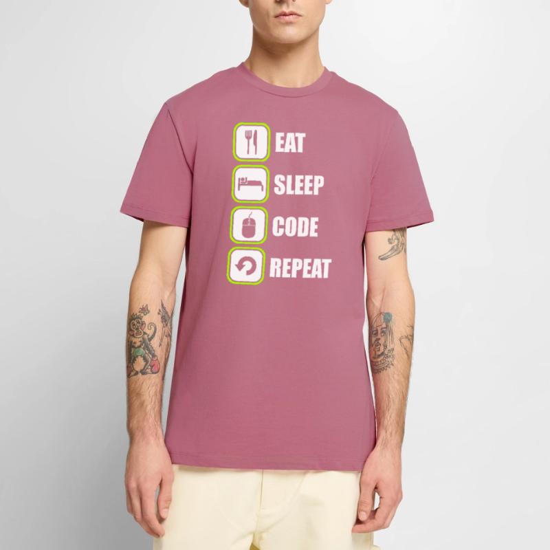Programmer Programmer Programming Code Men's Premium Organic T-Shirt