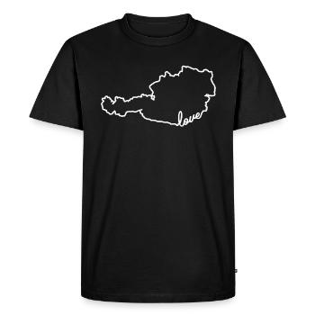 Austria Austrian Austrian - Men's Premium Organic T-Shirt - black - Front - Nico (187cm)