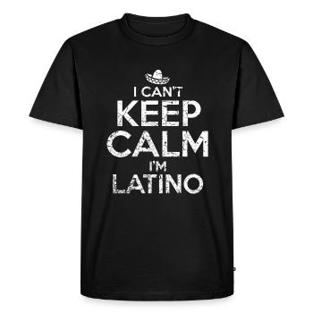 Latino - T-shirt Premium bio Homme - noir - Devant - Nico (187cm)