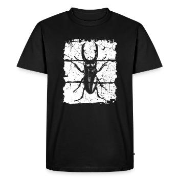 Insecte cerf-volant - T-shirt Premium bio Homme - noir - Devant - Nico (187cm)