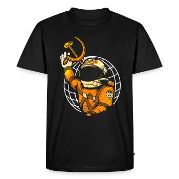 Cosmonaute - T-shirt Premium bio Homme - noir - Devant - Nico (187cm)