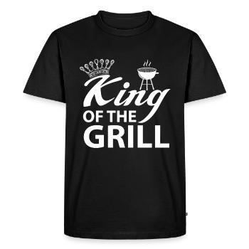 King Barbecue Griller Griller King - T-shirt Premium bio Homme - noir - Devant - Nico (187cm)