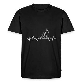 Father & Daughter Father's Day Family Relatives - Men's Premium Organic T-Shirt - black - Front - Nico (187cm)