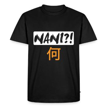 Hentai Manga Anime Waifu japonais ahegao sexy girl - T-shirt Premium bio Homme - noir - Devant - Nico (187cm)