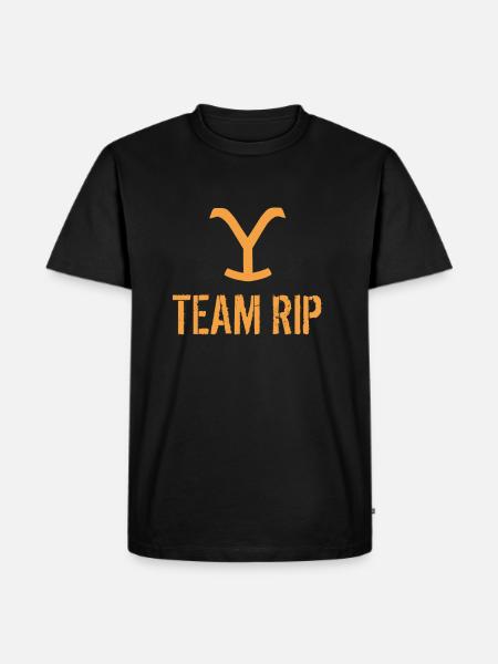 Team Rip Yellowstone - Herre Premium økologisk T-shirt - sort