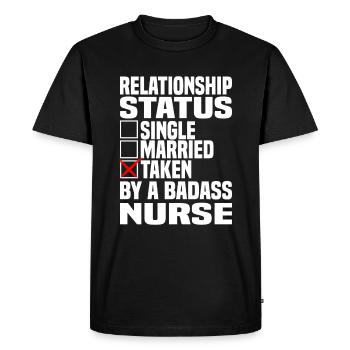 Caregiver caregiver relationship nurse - Men's Premium Organic T-Shirt - black - Front - Nico (187cm)