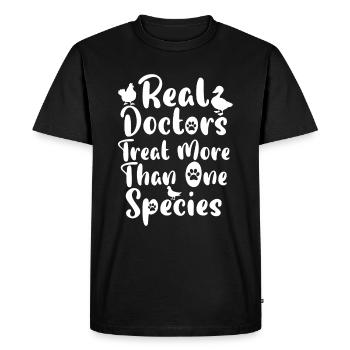 Vétérinaire vétérinaire vétérinaire - T-shirt Premium bio Homme - noir - Devant - Nico (187cm)