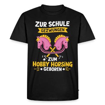 Hobby Horsing Hobby Horse Hobby Horsing - Men's Premium Organic T-Shirt - black - Front - Nico (187cm)