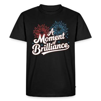 Pyrotechnie Feux d’artifice Pyrotechnie - T-shirt Premium bio Homme - noir - Devant - Nico (187cm)