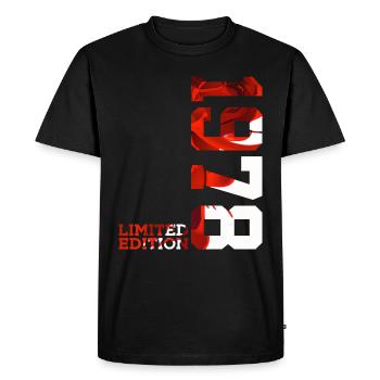 48TH BIRTHDAY 48 YEARS LIMITED EDITION 1978 - Men's Premium Organic T-Shirt - black - Front - Nico (187cm)