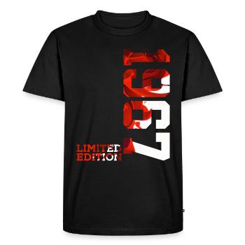 59TH BIRTHDAY 59 YEARS LIMITED EDITION 1967 - Men's Premium Organic T-Shirt - black - Front - Nico (187cm)