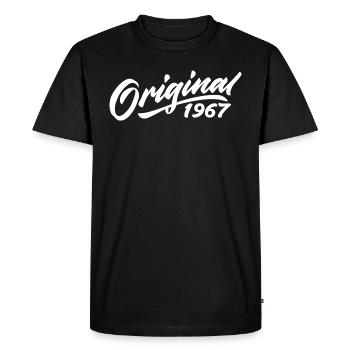 Original 1967 Cadeau D'anniversaire 1967 - T-shirt Premium bio Homme - noir - Devant - Nico (187cm)