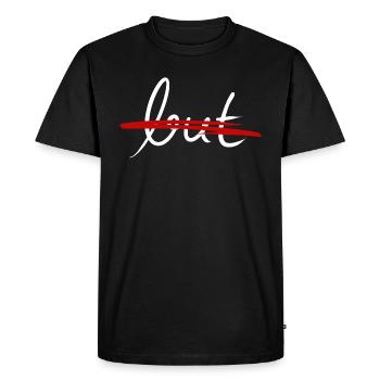 No But Chemise pour la Concentration Discipline Succès - T-shirt Premium bio Homme - noir - Devant - Nico (187cm)