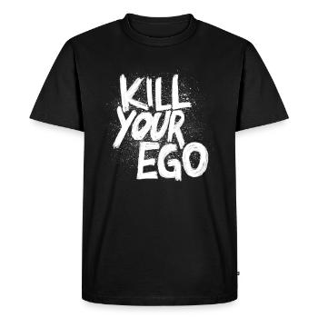 Tuez votre ego - T-shirt Premium bio Homme - noir - Devant - Nico (187cm)