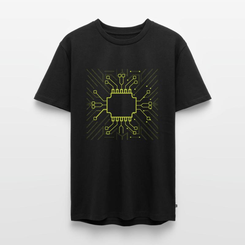 Computer Scientist Admin Hardware CPU Men's Premium Organic T-Shirt