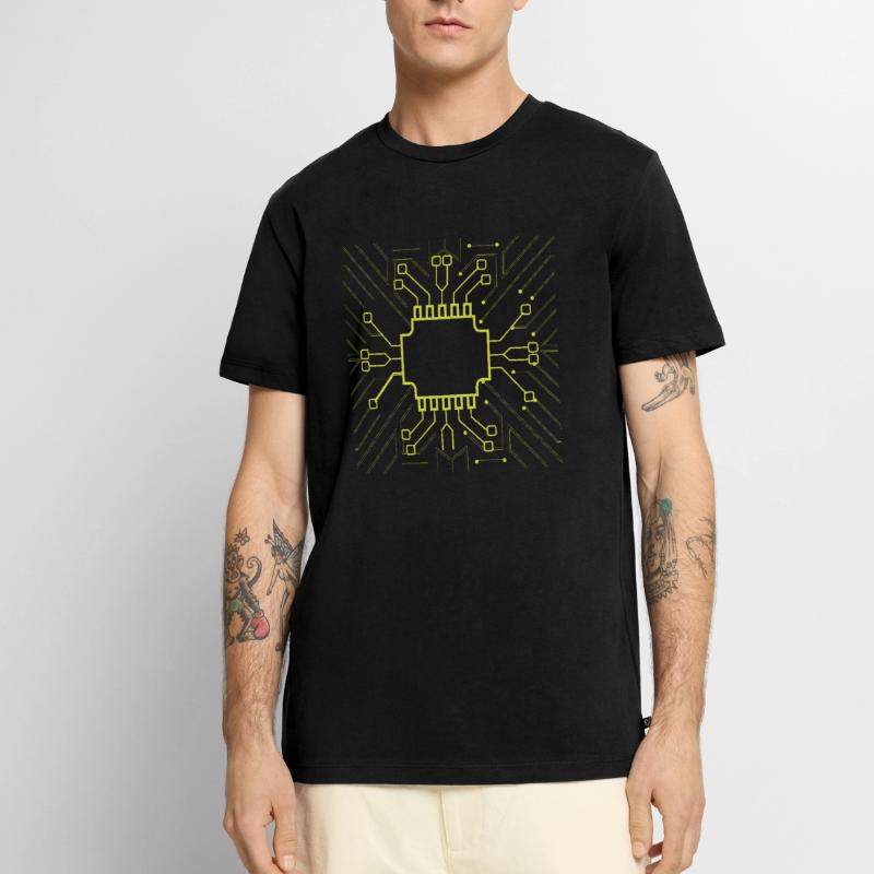 Computer Scientist Admin Hardware CPU Men's Premium Organic T-Shirt