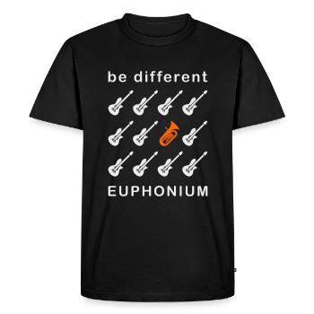 Euphonium Eufonium Tuba en laiton Dicton - T-shirt Premium bio Homme - noir - Devant - Nico (187cm)