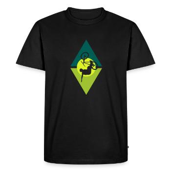 VTT VTT VTT - T-shirt Premium bio Homme - noir - Devant - Nico (187cm)