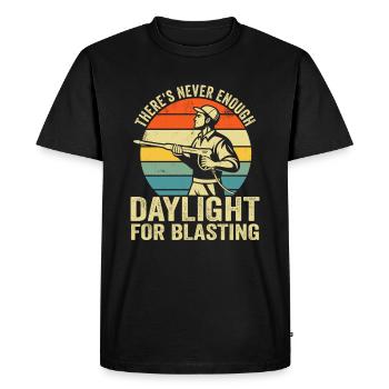 Never Enough Pressure Washer Steam Cleaner retro - Men's Premium Organic T-Shirt - black - Front - Nico (187cm)