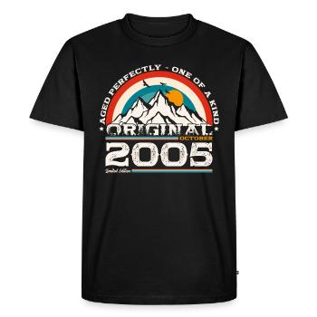 20e anniversaire Légende Octobre 2005 Volume 05 - T-shirt Premium bio Homme - noir - Devant - Nico (187cm)