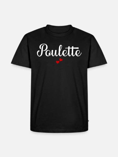 Poulette - T-shirt Premium bio Homme - noir