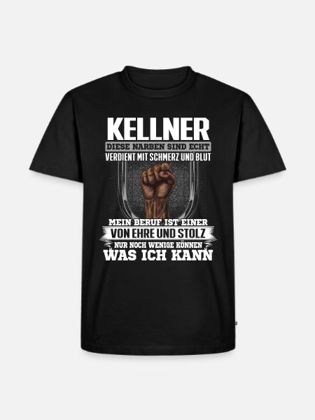 KELLNER - Ehre und Stolz - Männer Premium Bio T-Shirt - Schwarz