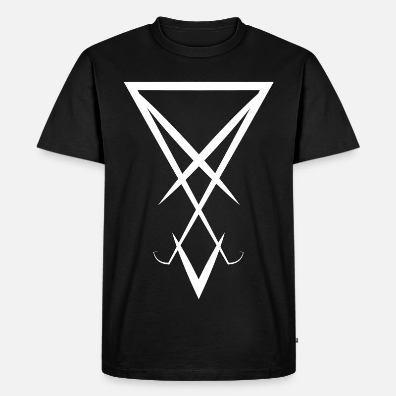 Luzifer-Symbol - Männer Premium Bio T-Shirt - Schwarz