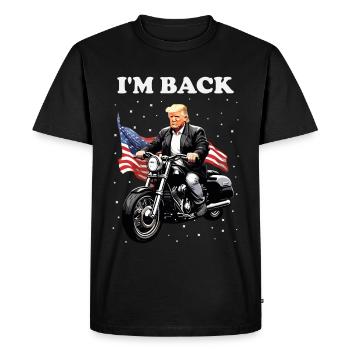 Notre président est de retour pour les élections américaines de 2024 - T-shirt Premium bio Homme - noir - Devant - Nico (187cm)
