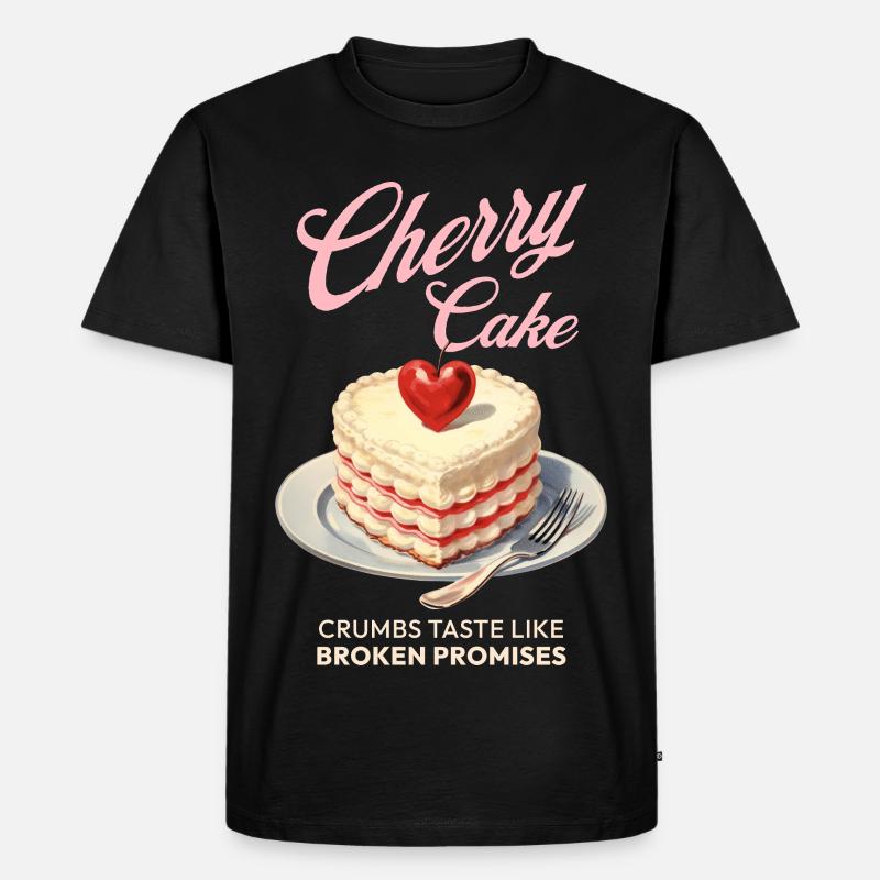 Cherries Cherry Pie Baking Gift - Men's Premium Organic T-Shirt - black