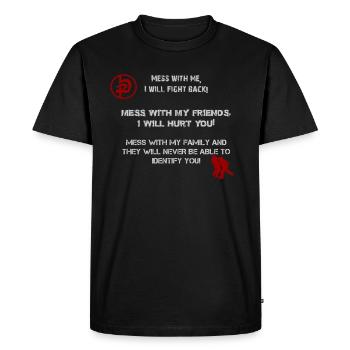Krav Maga - T-shirt Premium bio Homme - noir - Devant - Nico (187cm)