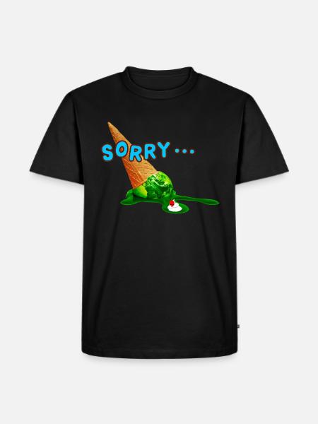 Sorry you! - Men's Premium Organic T-Shirt - black