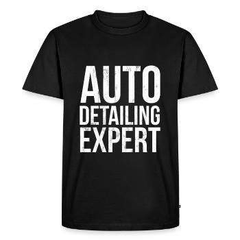 Amateur de voiture expert en détails automatiques - T-shirt Premium bio Homme - noir - Devant - Nico (187cm)