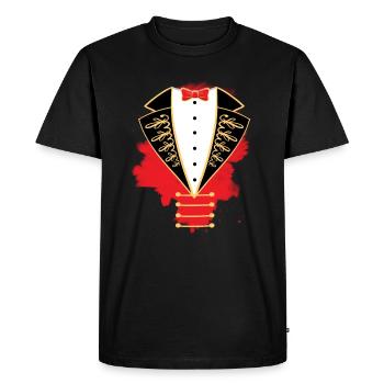 Costume de cirque Ringmaster jeu de rôle Déguisement - T-shirt Premium bio Homme - noir - Devant - Nico (187cm)