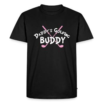 Daddy'S Golfing Buddy Clubs et sac de golf Enfants Filles - T-shirt Premium bio Homme - noir - Devant - Nico (187cm)
