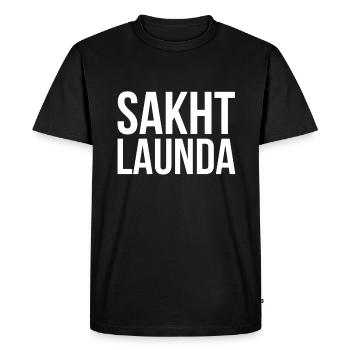 Sakht Launda Tough Guy Hindi Urdu Punjabi Munday - T-shirt Premium bio Homme - noir - Devant - Nico (187cm)