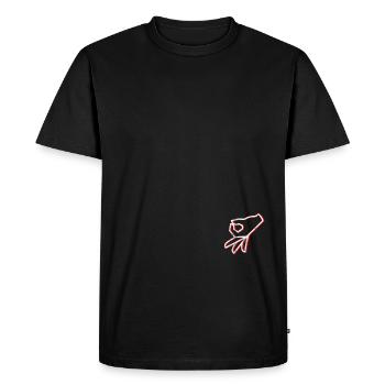 Le jeu Circle - Gotcha Punch Shoulder Game Syke - T-shirt Premium bio Homme - noir - Devant - Nico (187cm)