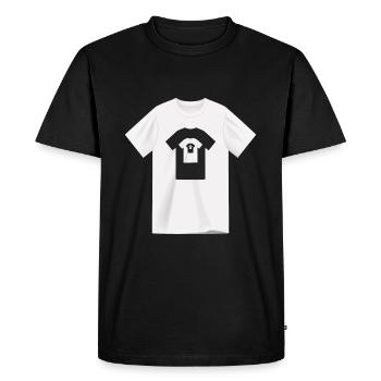 Illusion d'optique - dans un trippy - T-shirt Premium bio Homme - noir - Devant - Nico (187cm)