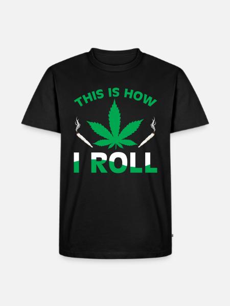 This is how I Roll - Männer Premium Bio T-Shirt - Schwarz