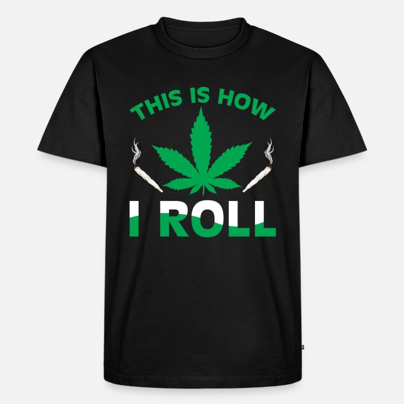 This is how I Roll - Männer Premium Bio T-Shirt - Schwarz