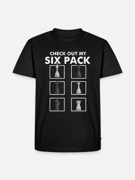 Schach Schachspieler - Männer Premium Bio T-Shirt - Schwarz