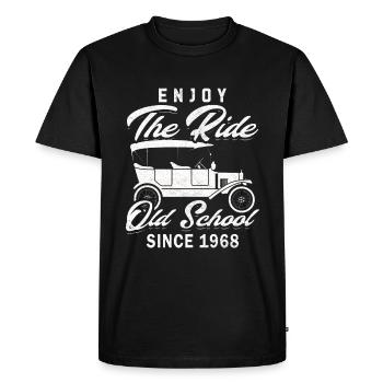 Vintage Car Year 1968 Vintage Birthday Gift - Men's Premium Organic T-Shirt - black - Front - Nico (187cm)