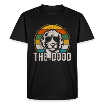 Goldendoodle chien le cadeau Dood - T-shirt Premium bio Homme - noir - Devant - Nico (187cm)